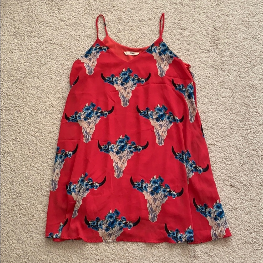 Floral bulls dress